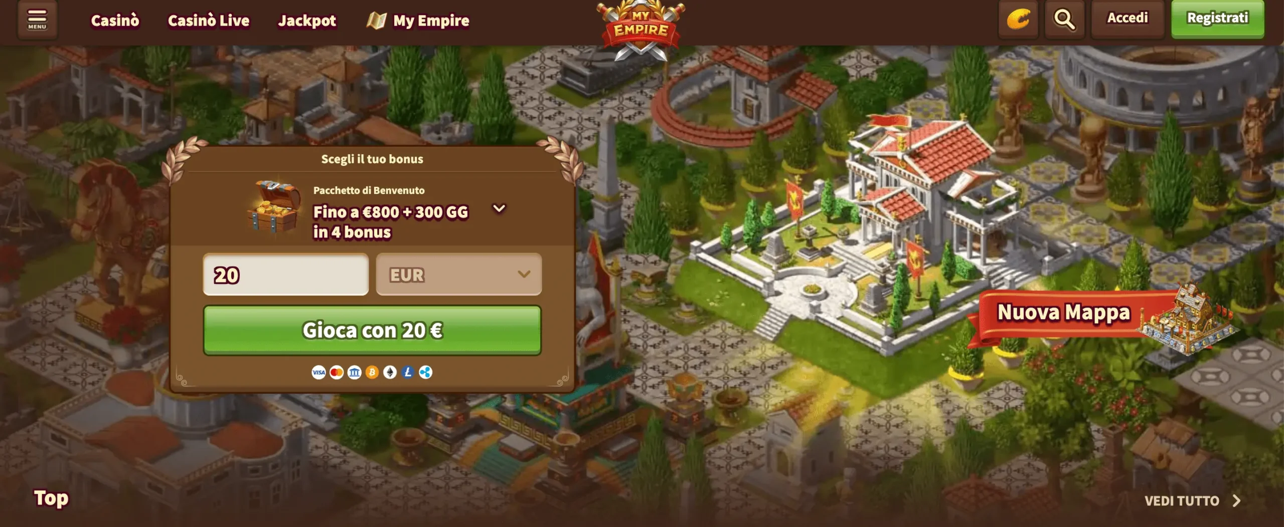 Esperienze e recensione di MyEmpire 2026: truffa o sito affidabile? 1 Leggi la nostra MyEmpire recensione completa e scopri offerte, giochi e bonus disponibili su MyEmpire casino. Valutazioni dettagliate e consigli per i giocatori. ✅❌