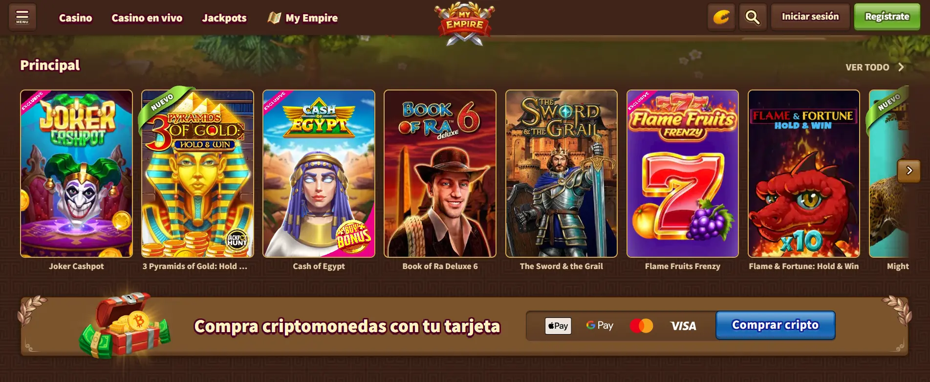 Esperienze e recensione di MyEmpire 2026: truffa o sito affidabile? 4 giochi di MyEmpire Casino