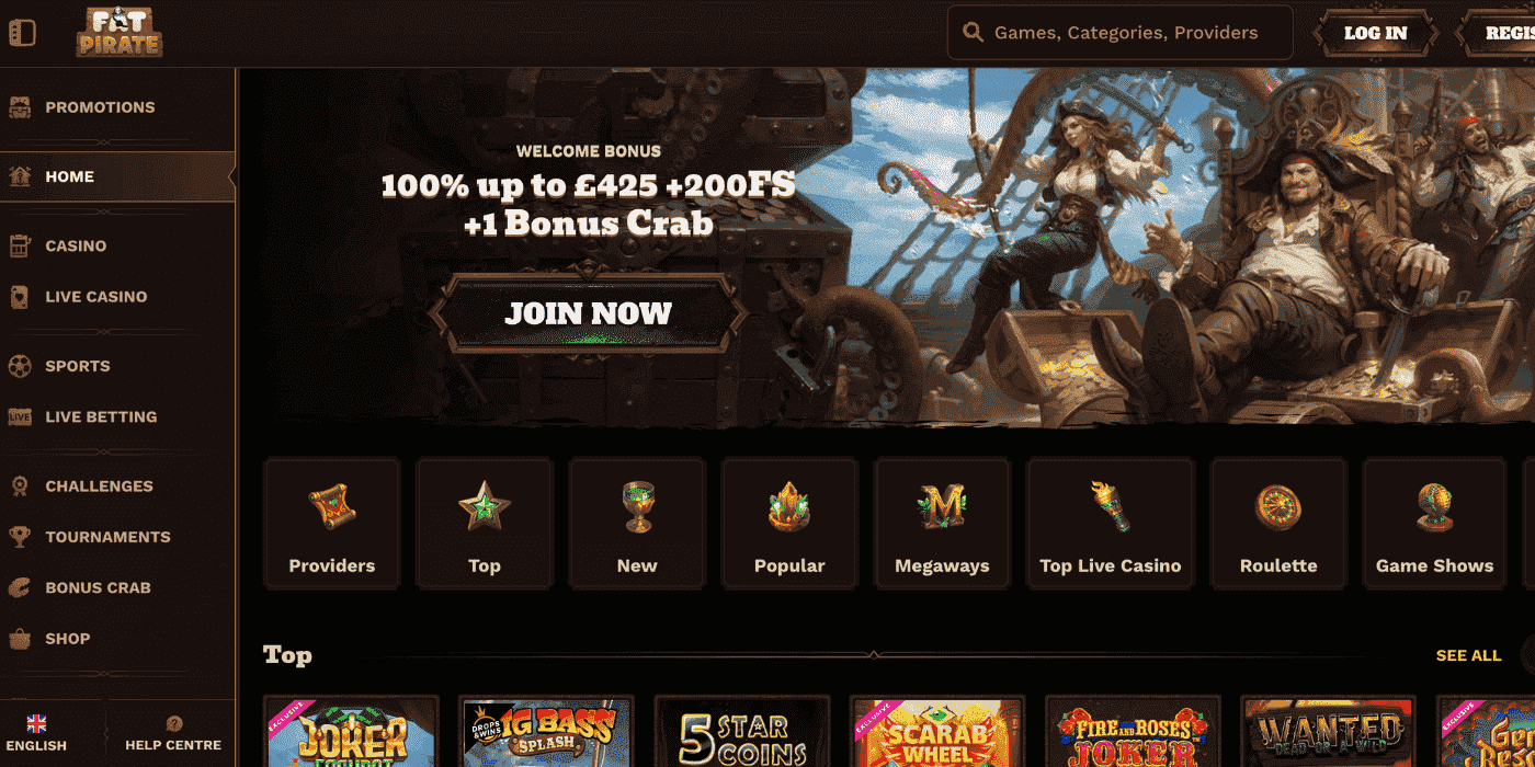 Recensione di FatPirate Casino 1 Pro e contro di FatPirate Casino